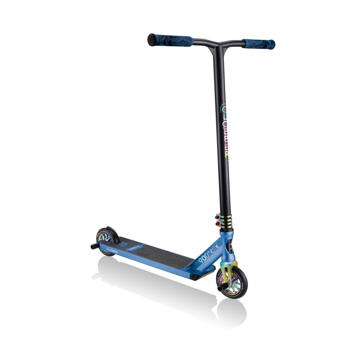 GLOBBER PATINETE STUNT GS 900 DELUXE NEGRO/AZUL