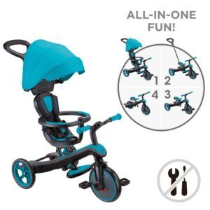 GLOBBER EXPLORER TRIKE 4 EN 1 TEAL