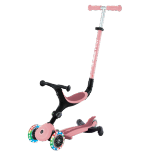 GLOBBER GO UP ACTIVE 360º WHITE LIGHTS PASTEL PINK