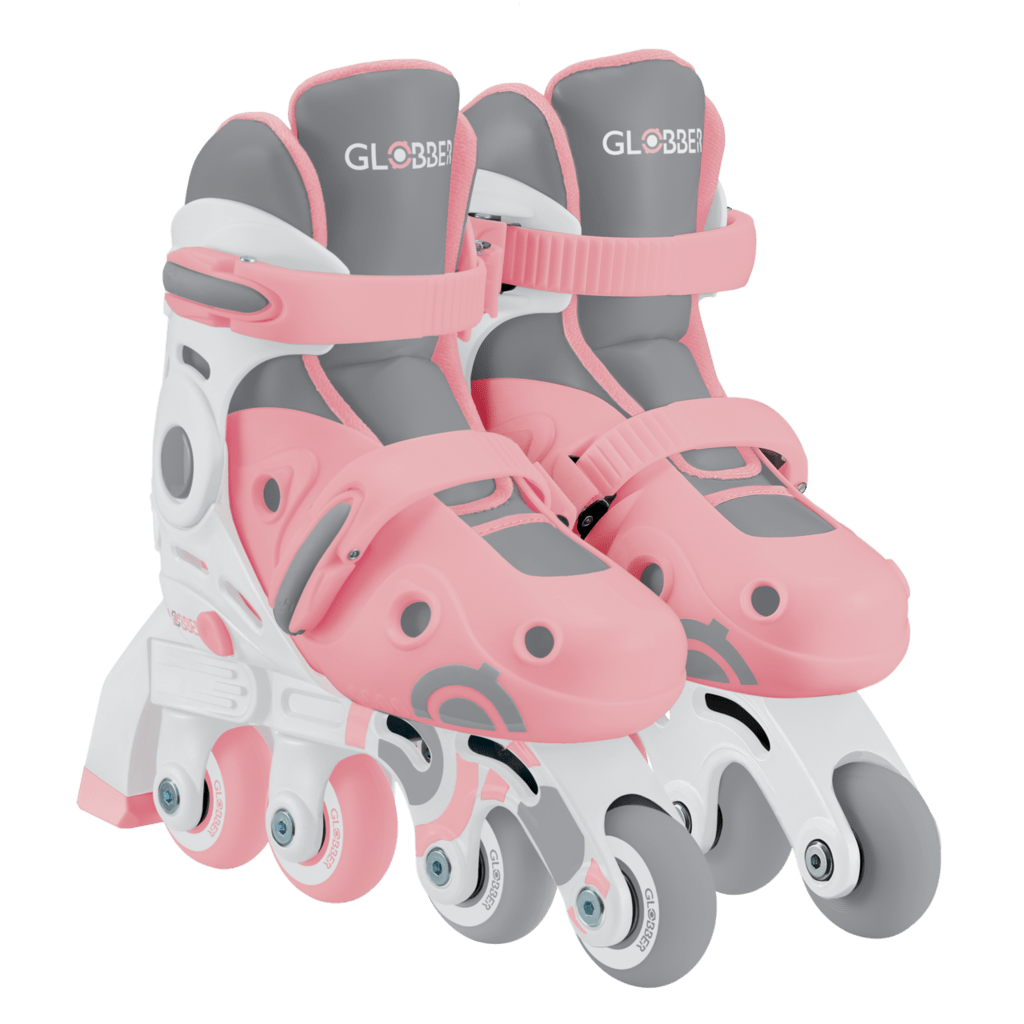 GLOBBER PATINES EN LÍNEA 2 EN 1 26-29 ROSA PASTEL