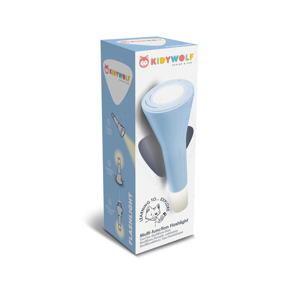 KIDYWOLF FLASHLIGHT AZUL - Imagen 3