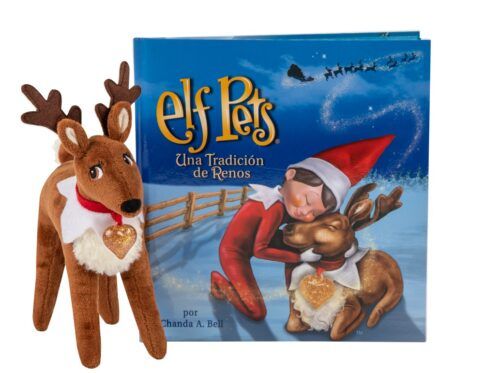 CEFA THE ELF ON THE SHELF:ELF PETS, CUENTO Y PELUCHE RENO