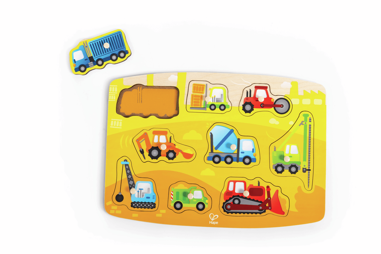 HAPE PUZLE DE CONSTRUCCIÓN CON PINZAS