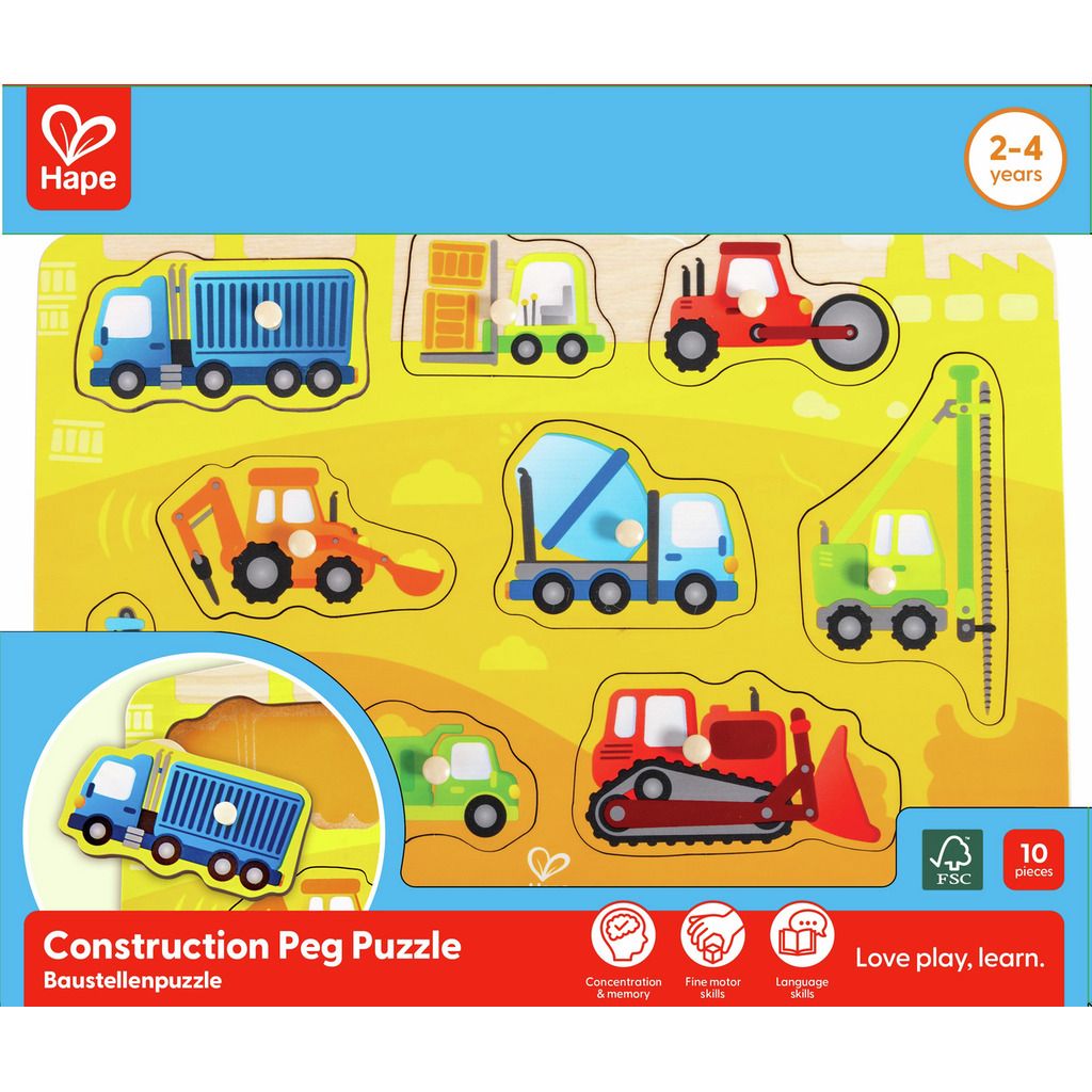 HAPE PUZLE DE CONSTRUCCIÓN CON PINZAS - Imagen 3