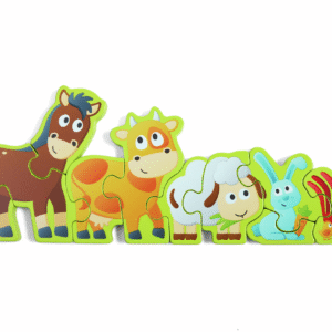 HAPE PUZLE ANIMALES DE GRANJA Y NÚMEROS