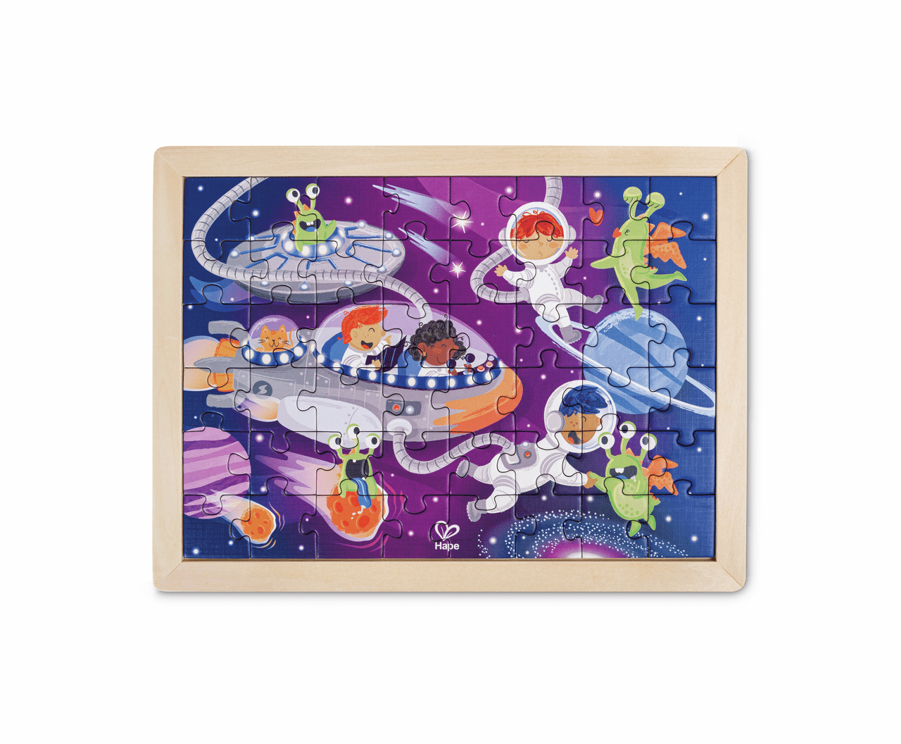 HAPE PUZLE AMIGOS DEL ESPACIO