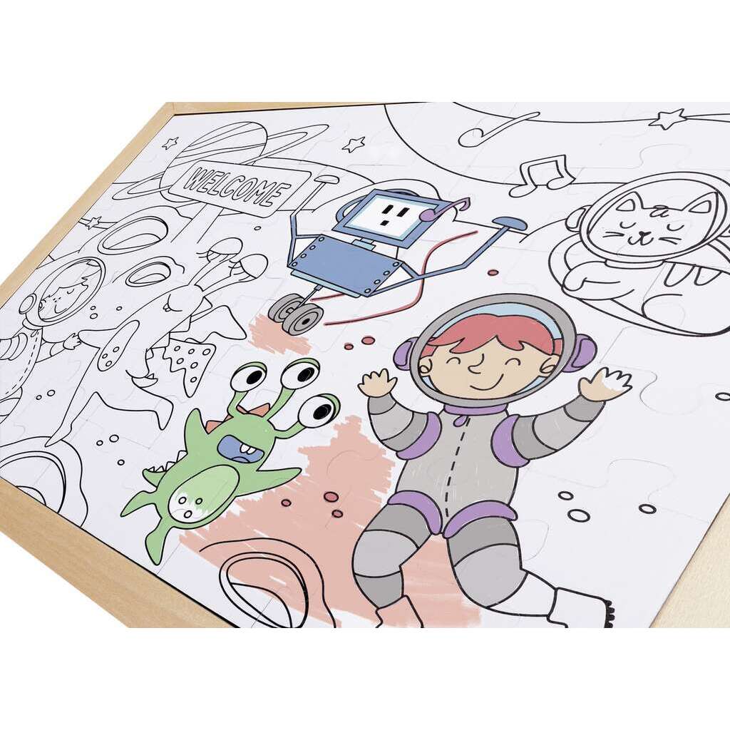 HAPE PUZLE AMIGOS DEL ESPACIO - Imagen 2