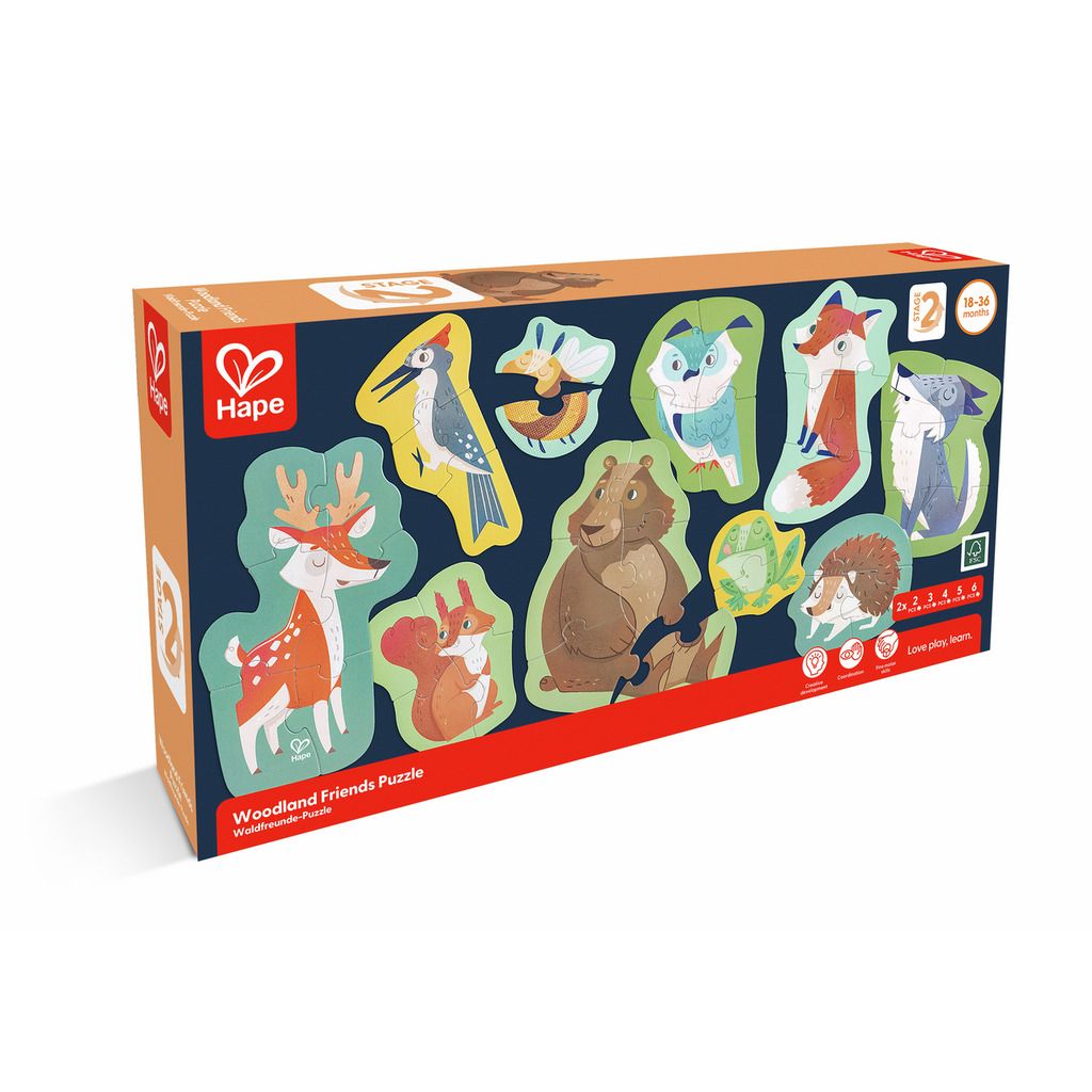 HAPE ROMPECABEZAS DE AMIGOS DEL BOSQUE - Imagen 3