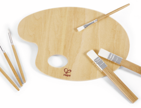 HAPE KIT ARTÍSTICO DE PINCELES Y PALETA