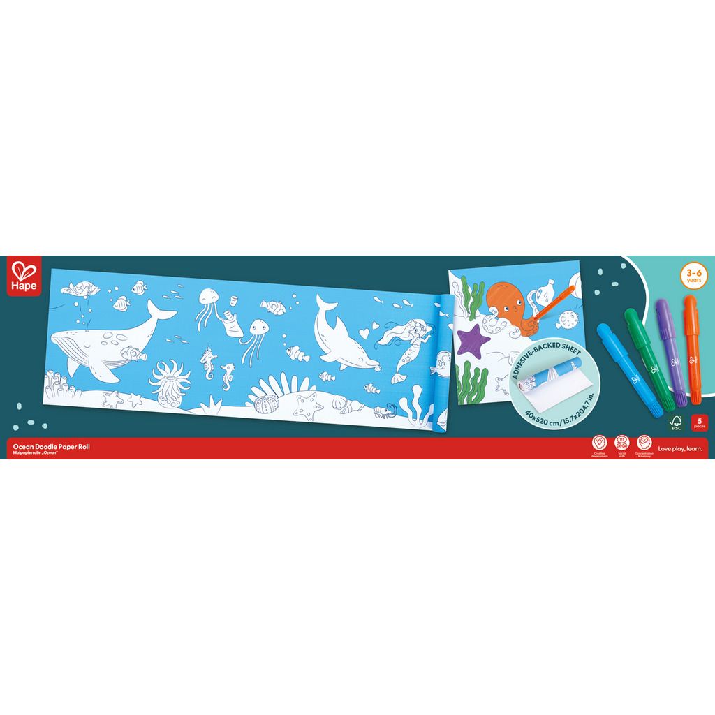 HAPE ROLLO DE PAPEL PARA GARABATOS OCEÁNICOS