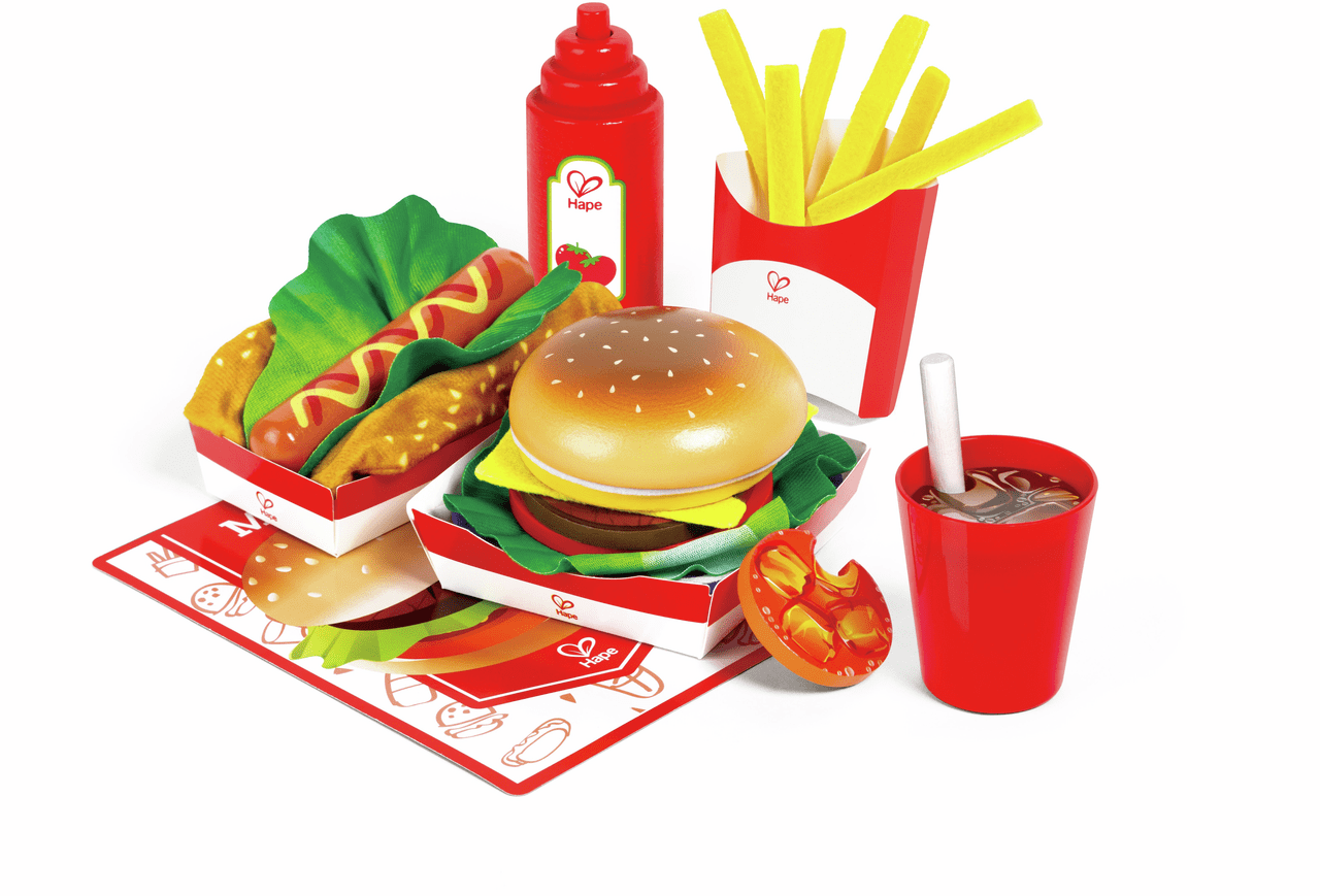HAPE CONJUNTO DE COMIDA RÁPIDA