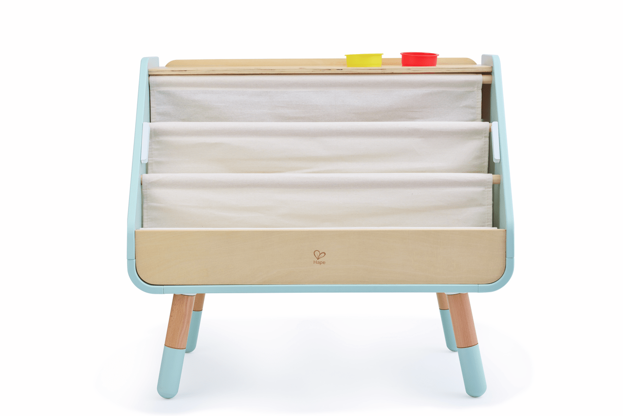 HAPE MESA DE DIBUJO Y BIBLIOTECA 2 EN 1 - Imagen 2