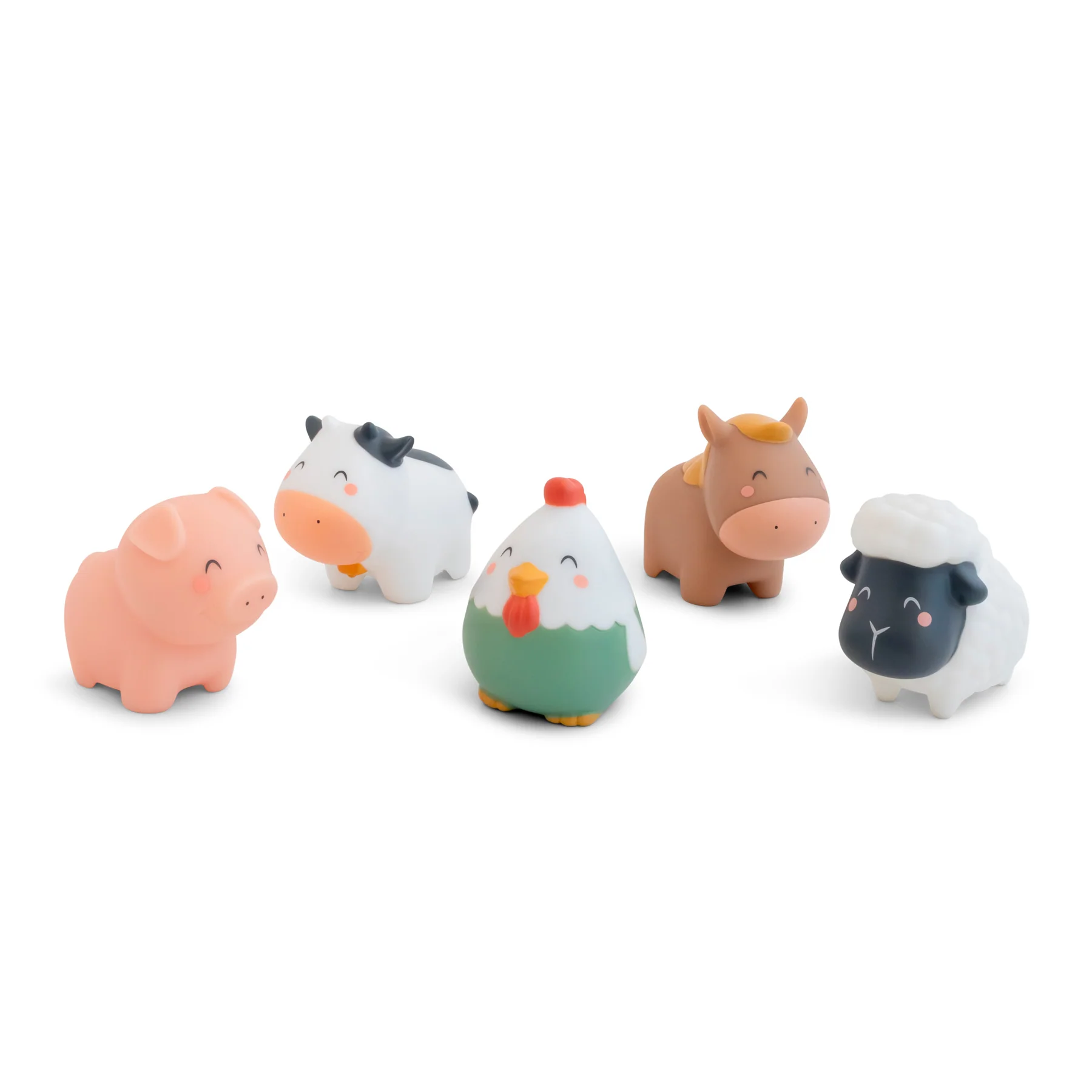 SARO SET DE 5 JUGUETES DE BAÑO FUNNY FARM UNIQUE