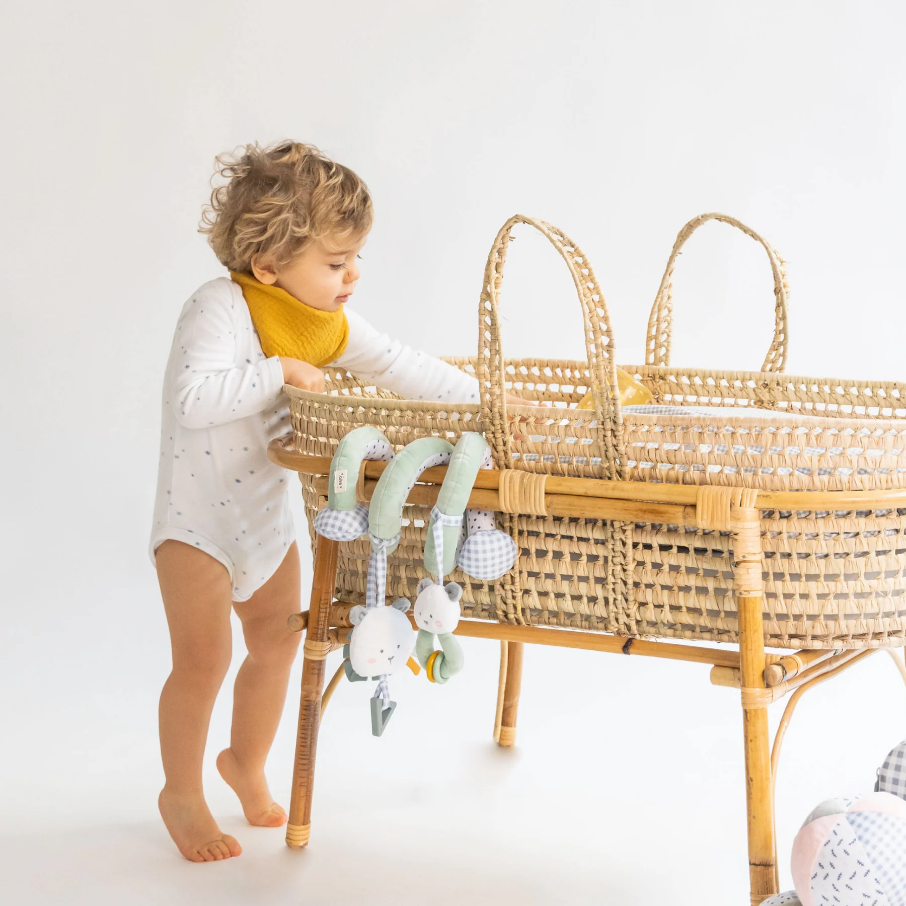 SARO ESPIRAL CON SONAJEROS SWEET & FUN HUNTER MINT - Imagen 2