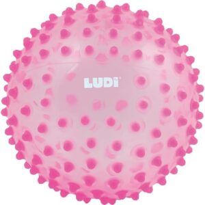 LUDI PELOTA DE ESTIMULACIÓN SENSORIAL ROSA