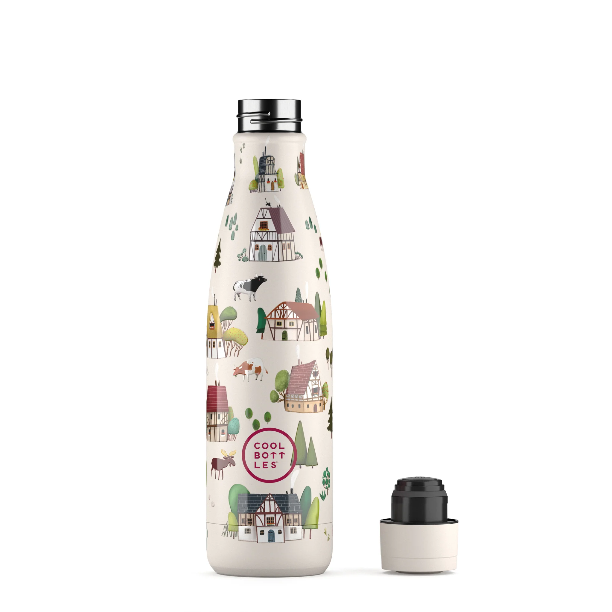 COOL BOTTLES THE BOTTLE TUDOR VILLAGE 500ML - Imagen 3