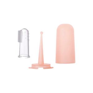 SARO CEPILLO DENTAL CON ESTUCHE SALMÓN