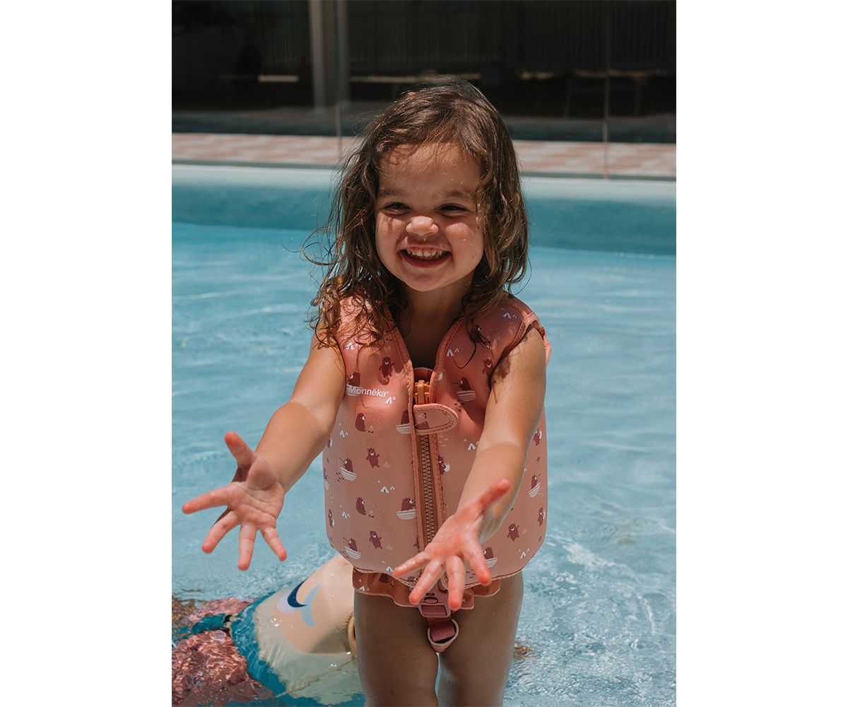MONNEKA CHALECO FLOTADOR APRENDIZAJE CAMPING TALLA 3-6 AÑOS - Imagen 2