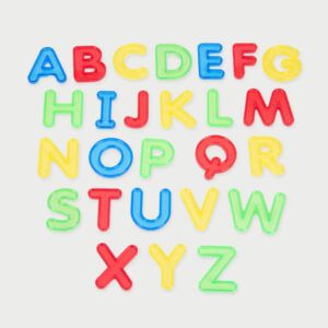 TICKIT LETRAS MAYÚSCULAS TRANSLÚCIDAS 26 UNID