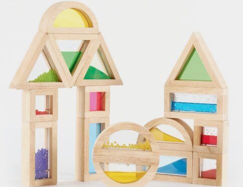 TICKIT BLOQUES SENSORIALES MADERA 16 PIEZAS