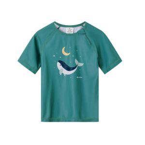 MONNEKA CAMISETA PROTECCIÓN SOLAR WHALE TEAL 2-3 AÑOS