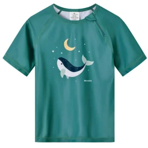 MONNEKA CAMISETA PROTECCIÓN SOLAR WHALE TEAL 6-7 AÑOS