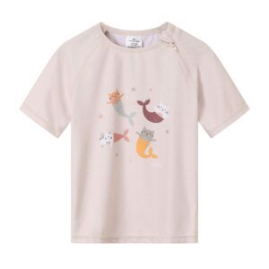 MONNEKA CAMISETA PROTECCIÓN SOLAR MERMAID CATS 4-5 AÑOS