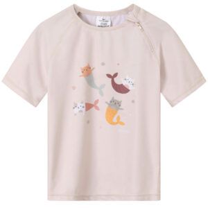 MONNEKA CAMISETA PROTECCIÓN SOLAR MERMAID CATS 6-7 AÑOS