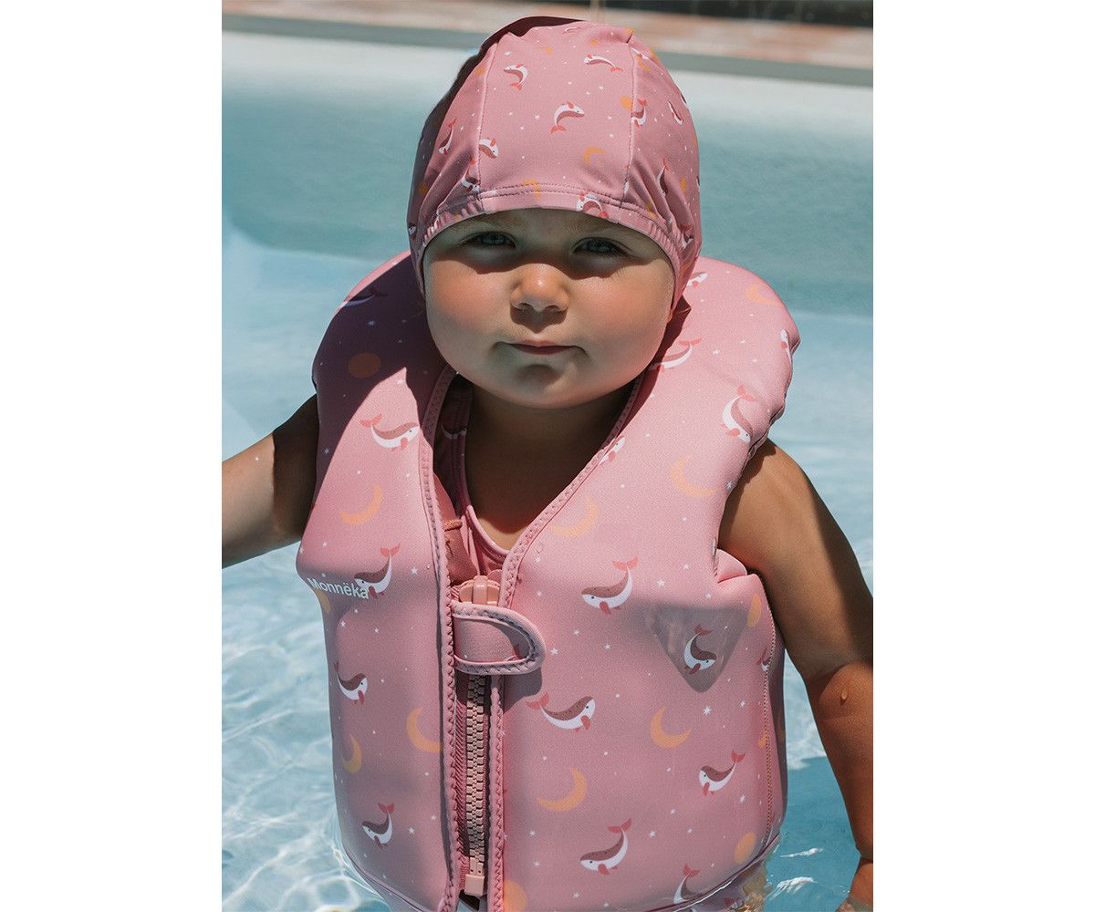 MONNEKA GORRO NATACIÓN WHALE PINK TALLA L - Imagen 2