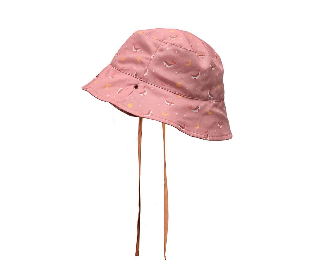 MONNEKA GORRO REVERSIBLE WHALE PINK TALLA M