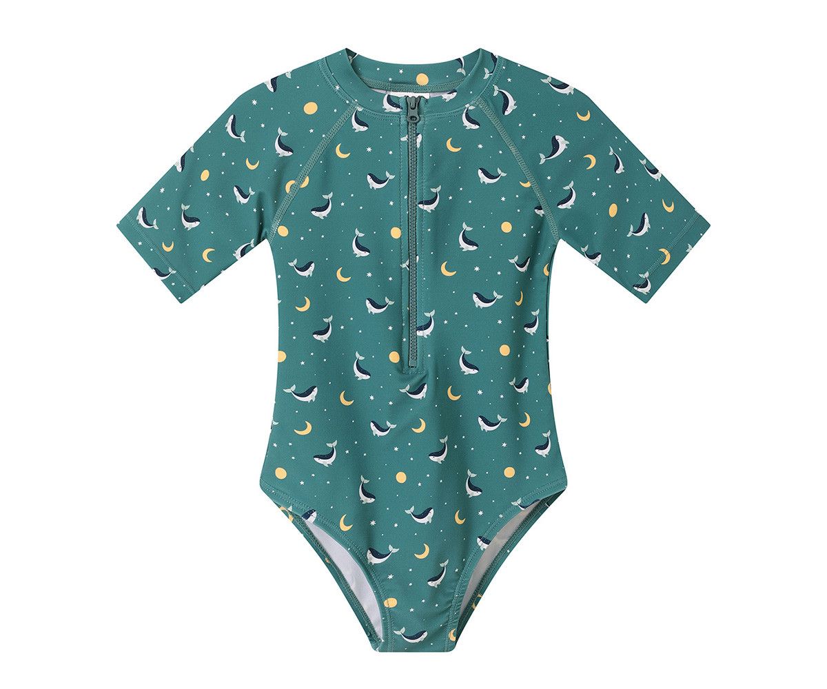 MONNEKA BAÑADOR CON CREMALLERA WHALE TEAL TALLA M