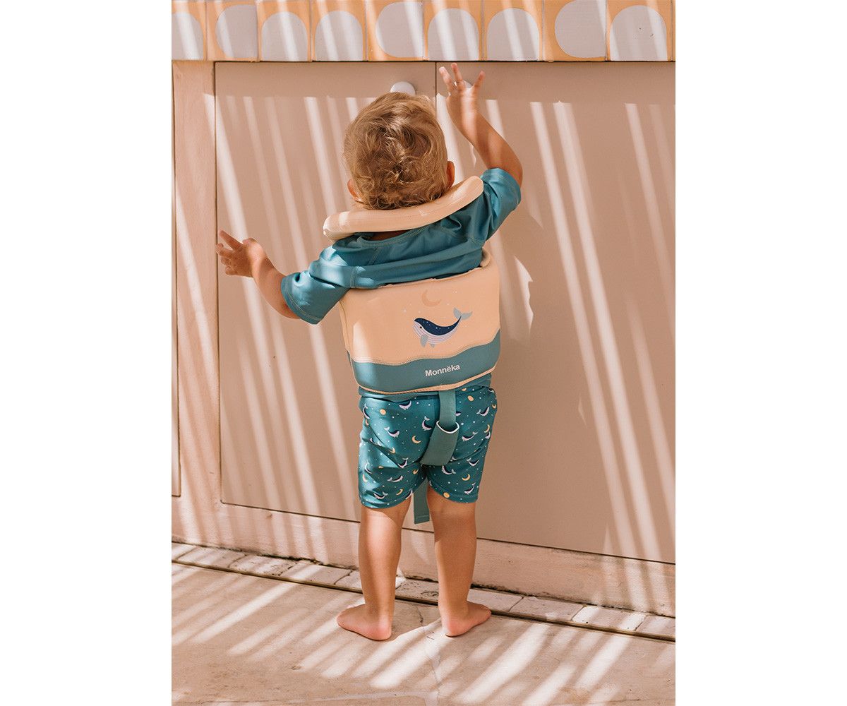 MONNEKA BAÑADOR SHORT WHALE TEAL 2 AÑOS - Imagen 2
