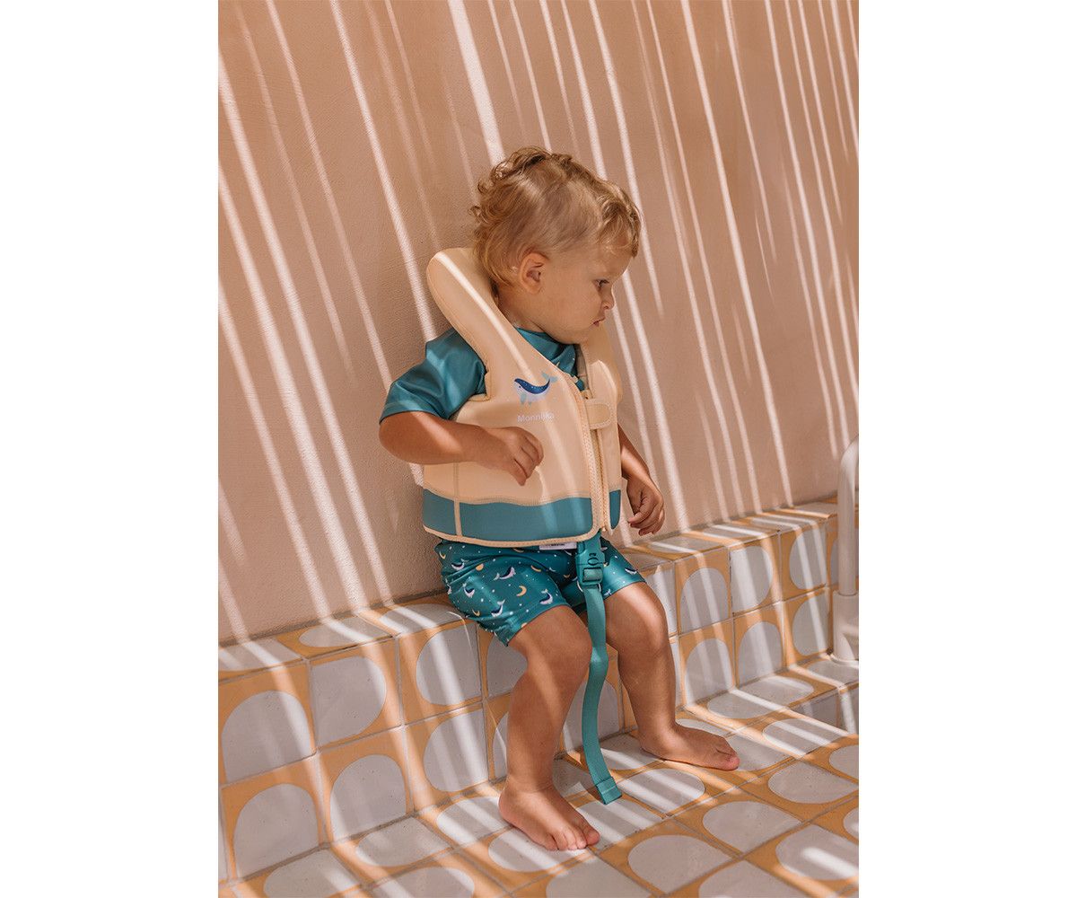 MONNEKA BAÑADOR SHORT WHALE TEAL 2 AÑOS - Imagen 3