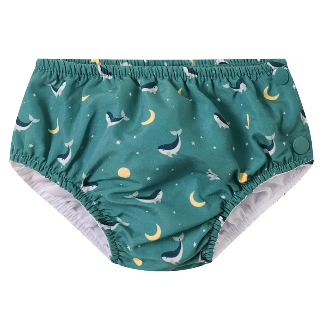MONNEKA BAÑADOR PAÑAL WHALE TEAL TALLA 0-6 MESES