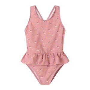 MONNEKA BAÑADOR CRUZADO CON VOLANTES WHALE PINK 5-6 AÑOS