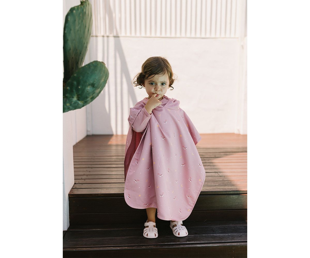 MONNEKA PONCHO DE PLAYA WHALE PINK TALLA S - Imagen 2