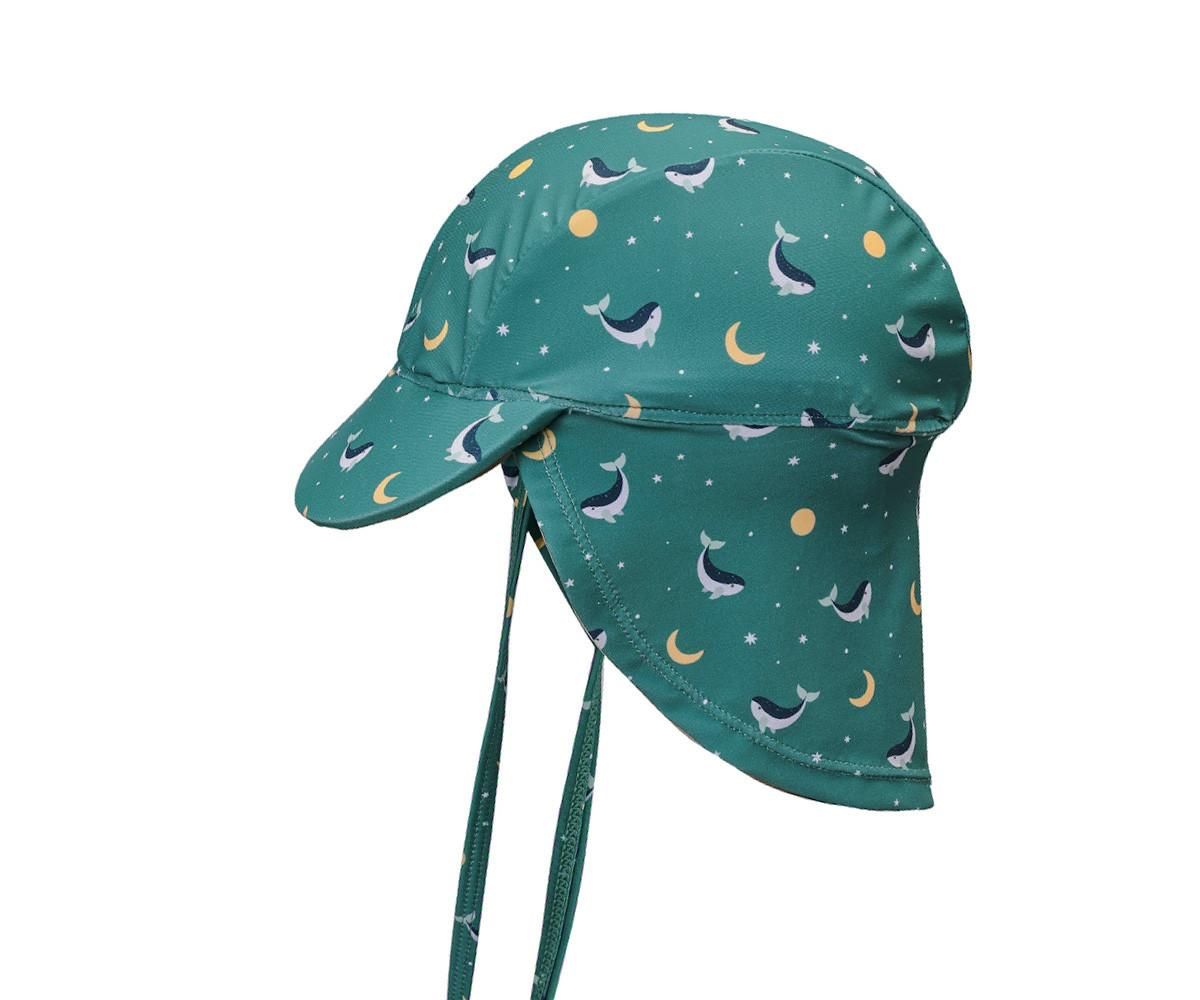MONNEKA GORRO PLAYA BEBE WHALE TEAL TALLA M