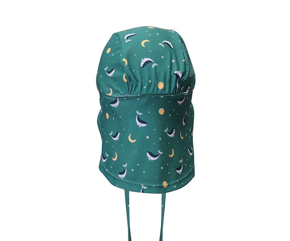 MONNEKA GORRO PLAYA BEBE WHALE TEAL TALLA M - Imagen 2