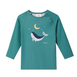 MONNEKA CAMISETA PROTECCIÓN SOLAR MANGA LARGA WHALE TEAL 2-3 AÑOS