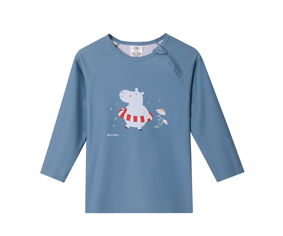 MONNEKA CAMISETA PROTECCIÓN SOLAR MANGA LARGA HIPPOS 1-2 AÑOS