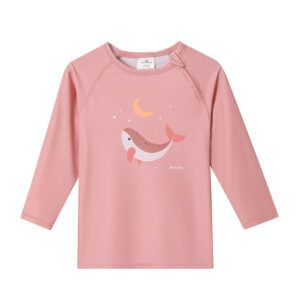 MONNEKA CAMISETA PROTECCIÓN SOLAR MANGA LARGA WHALE PINK 6-12 MESES