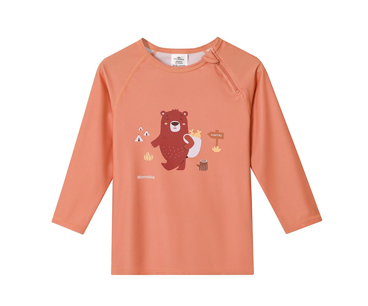 MONNEKA CAMISETA PROTECCIÓN SOLAR MANGA LARGA CAMPING 4-5 AÑOS