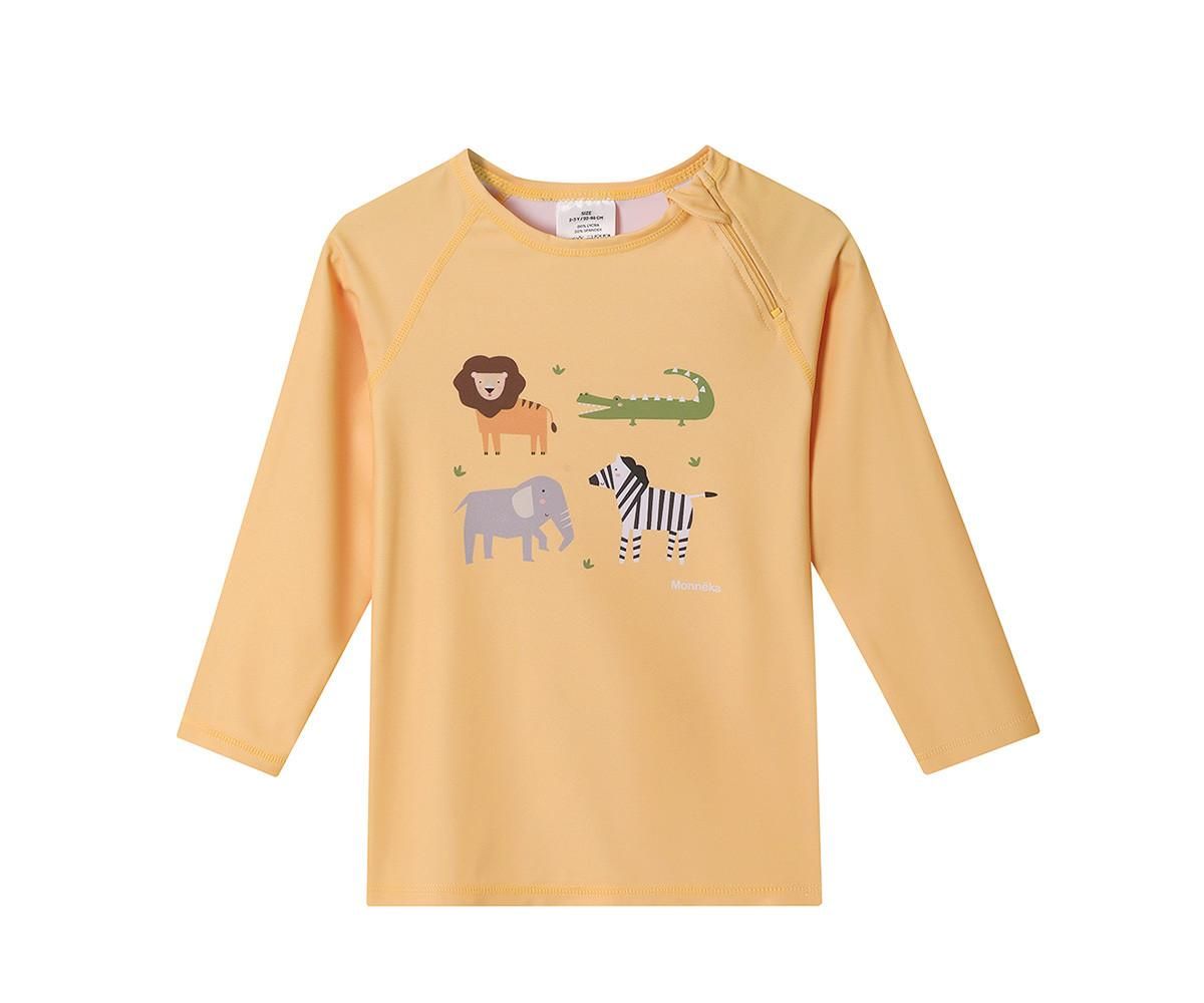 MONNEKA CAMISETA PROTECCIÓN SOLAR MANGA LARGA WILD ANIMALS 2-3 AÑOS