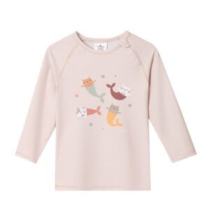 MONNEKA CAMISETA PROTECCIÓN SOLAR MANGA LARGA MERMAID CATS 1-2 AÑOS