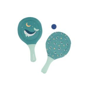 MONNEKA PALAS DE PLAYA NEOPRENO WHALE TEAL CON PELOTA