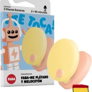 FABA ME PLÁTANO Y MELOCOTÓN