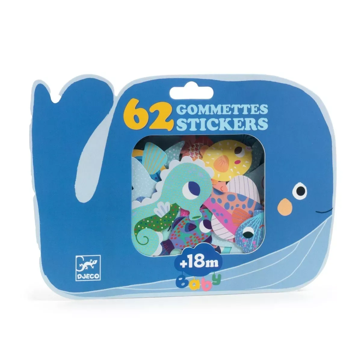 DJECO PEGATINAS ANIMALES DEL MAR