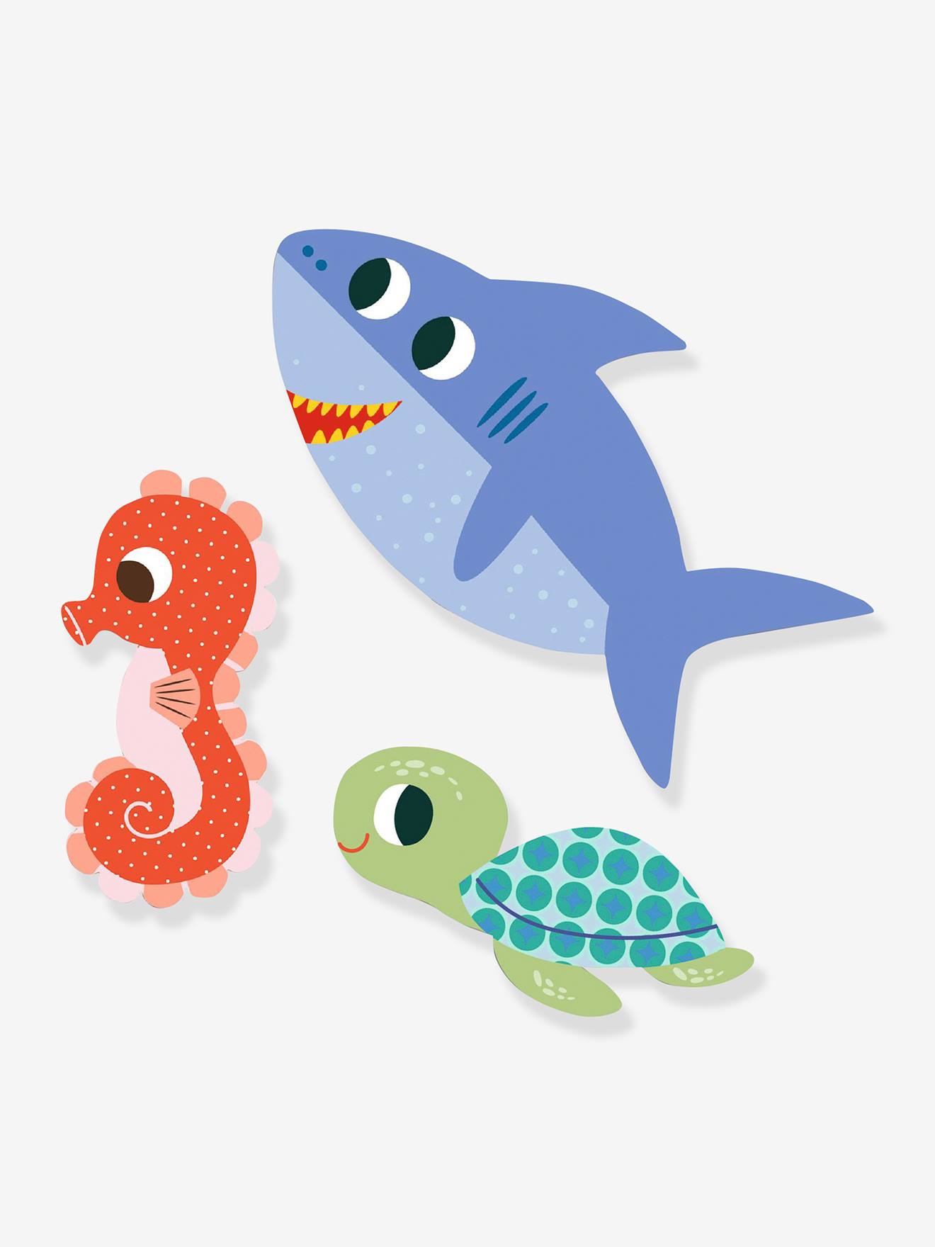 DJECO PEGATINAS ANIMALES DEL MAR - Imagen 2