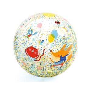 DJECO JUEGO HABILIDAD PELOTA BUBBLES 35 CM