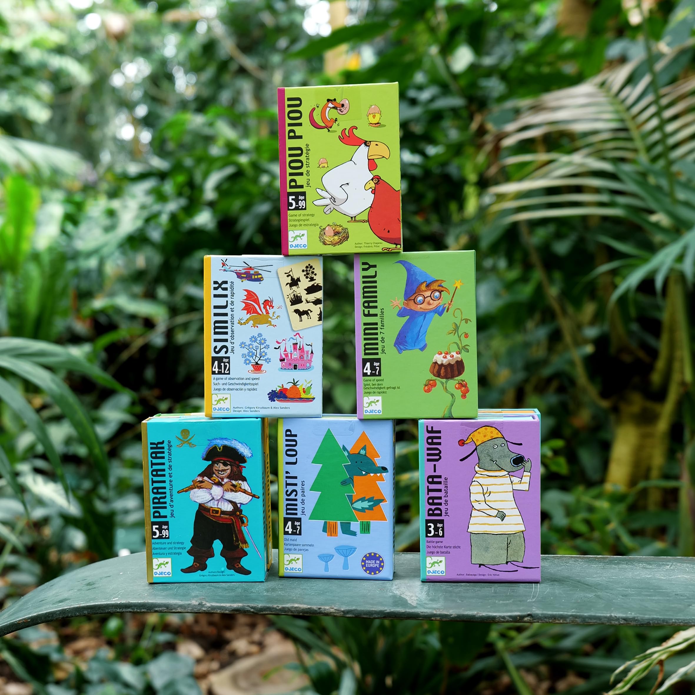 DJECO CARTAS MINI FAMILY - Imagen 3